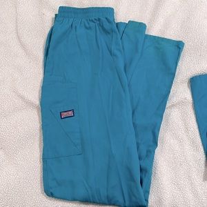 Teal scrub pants